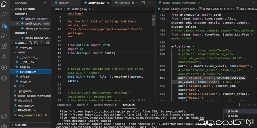طراحی سایت با Django